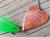 Daddy Gift for Dad Fishing Lure for New Dad to Be Daddy's Fishing Buddy Dad and Son Gift to Husband Gifts under 40 Stocking Stuffer Parents