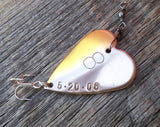Eighth Bronze Anniversary Gift 8th Wedding Anniversary Gift for Him Husband or Wife Fishing Lure Fishing 50th Milestone Special Memorative
