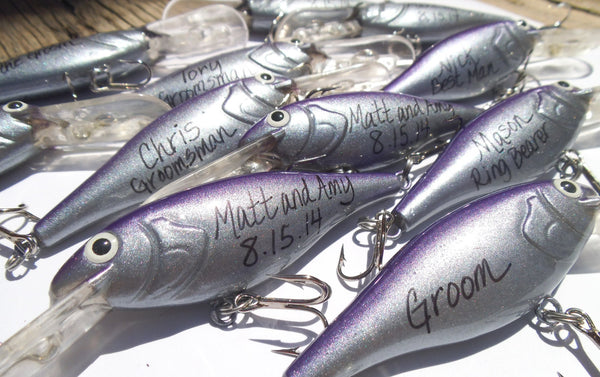 Personalized Fishing Lure Will You Be Our Ring Bearer Gift Ring