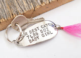 New Parents Gift for Daddy Keychain for Men Custom Key Chain for Husband Baby Gift Mom To Be Mother's Day for Mommy Fishing Baby Shower Gift