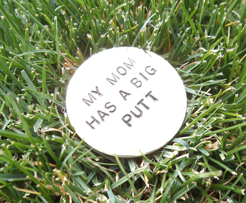 Mother's Day Gift to Mom from Kids Funny Golf Gift Wife Customized Ballmarker for Mom Birthday Gift to Mom from Son Humorous Gifts to Golfer