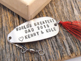 Father's Day Gift for Dad First Father's Day Fishing Lure for Husband Fathers Day Gift from Kids Gift from Son Father's Day from Daughter