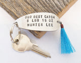 Black Friday Sale Cyber Monday Sale Small Business Saturday Sale Dad to Be Gift from Wife Christmas Gift Dad Fishing Lure Keyring Husband