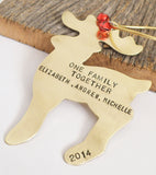 Our First Home Ornament Personalized 1st Home Christmas Ornament 2015 One Family Together New House Decor Personalized Housewarming Gift Est