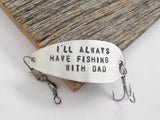Bereavement Gift for Loss of Father Daughter Gift for Christmas Stocking Stuffer Men Memorial Gift Grandfather Fishing Lure Personalized Dad