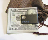 Personalized Slim Wallet Money Clip for Men