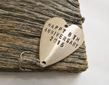 Bronze Anniversary - Personalized Heart Lure