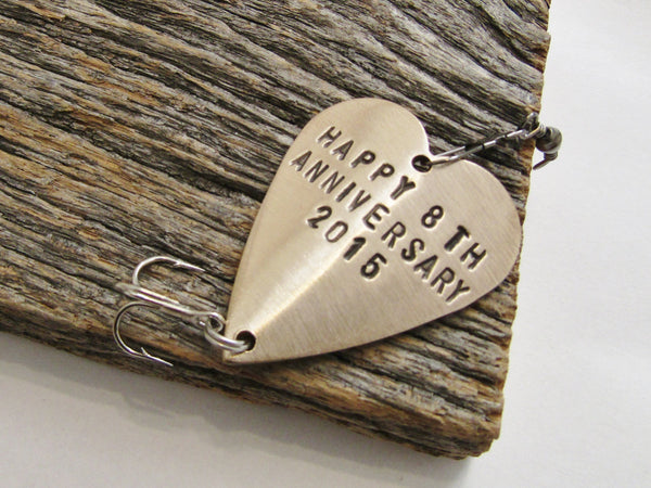 Fishing Lure Fishing Custom Copper Gift 7 Seventh Anniversary 7th Wedding  Anniversary Him Personalized Engraved Angler Men Husband -  Canada