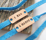 I Run 4 Mommy - Customized Athletic Sneaker Tag for Memorial Runs