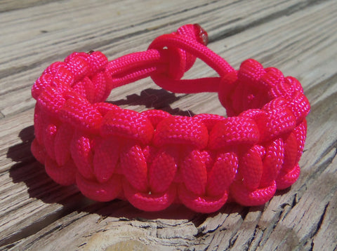 Nylon Pink Paracord Bracelet Craft Kit
