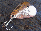 You Are My Greatest Catch - Personalized Heart Fishing Lure