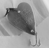 LAST MINUTE GIFT Forever Your Little Girl Bride Dad Engraved Fishing Lure Father Daughter Gift Sentimental Wedding Day Dad Personalize Inlaw