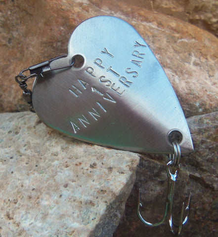 Anniversary Gift for a Guy Who Loves to Fish, Custom Fishing Lure