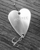 Fishing Unique Father's Day Gift Hooked Heart Fish Lure Anniversary Gift for Husband Wedding Birthday Wife Fisherman Fiance Groom for Him