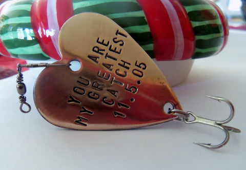 You're My Greatest Catch Personalized Boyfriend Christmas Fishing Lure – C  and T Custom Lures