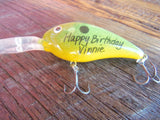 Grad Gifts for Son Happy Birthday Gift for Brother Fisherman Boyfriend Dad Personalized Fishing Lure Fishing Hook Fish Themed Party Bday Him