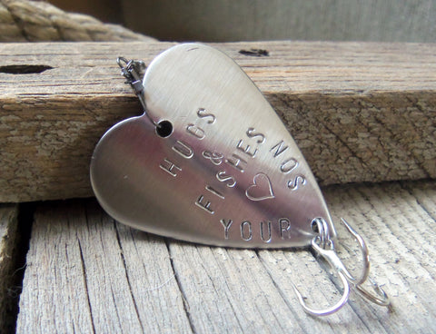 Christmas In July for Dad Father Son Gift Fishing Personalized Gift Fishing Lure Military Navy Army Marine Daddy Pop Birthday Keepsake Men