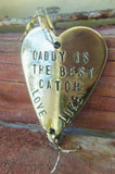 Daddy is the Best Catch Ever Personalized for Dad's Birthday Gift Husband First Christmas Fishing Lure Cool Unique Special Custom Keepsake
