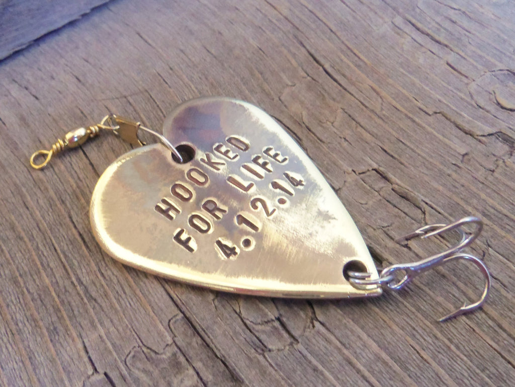 Groom Gift for Husband Fishing Lure Gift for Man Custom Gift Fishing Gift Personalized Small Gift Gift under 35 Gift under 40 Gift under 50