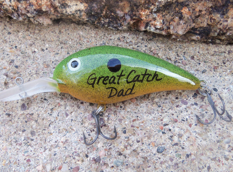 Grandpa Gifts Great Catch Dad For Him Gift for Daddy Personalized Fishing Lures Wedding Favors Men Father of the Groom Father of the Bride