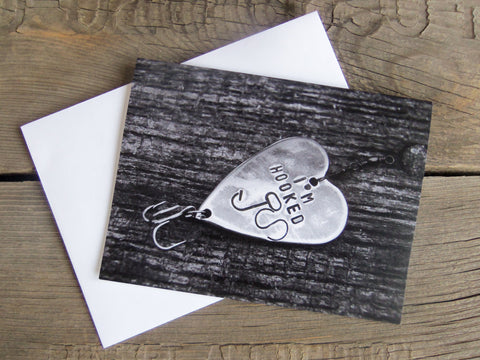 Valentine's Day Card for Husband Fishing Card Birthday Card I'm