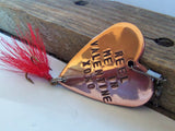 Personalized Valentine for Men Valentine's Day Gift for Guy Custom Gifts for Husband Be My Valentine For Girlfriend Couple Gift Fishing Lure