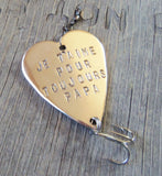 Valentine's Day Je T'aime Gift French for I Love You Forever Je taime Pour Toujours Fishing Lure Papa Grandpa Grandfather Anniversary Mens