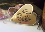 Father of the Bride and Wedding Date - Personalized Heart Lure
