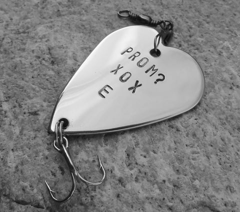 Creative Prom Proposal Promposal Unique Ways of Asking to Prom Will you go to Homecoming Boyfriend Girlfriend Engrave Fishing Lure Teenager