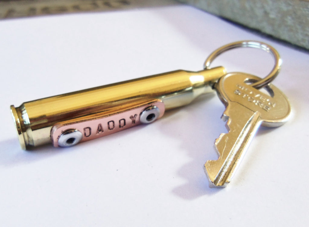 Engraved Bullet Keychain, Gold & Silver, 9mm, 380, or 40 Cal – Bullet  Designs® Inc.