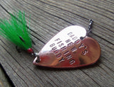 Personalized Fishing Lure Gift for Dad Mom New Parents New Fishing Buddy Daddy's Boy Mommy's Girl Pregnancy Announcement Fishing Baby Shower