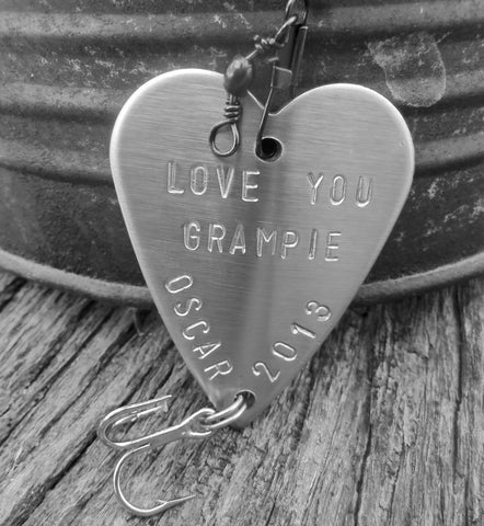 Get Well Soon Gift for Grandpa Retirement Gift Custom Fishing Lure for Dad Father Fish Gift Husband Father Grampy Pops Grampie Sympathy Men