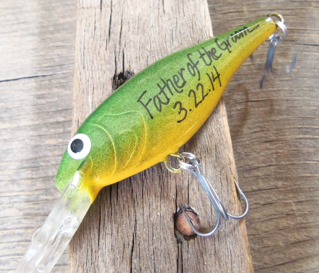 Fishing Lure Gift for Dad Fishing Gift for Men Personalize Fishing