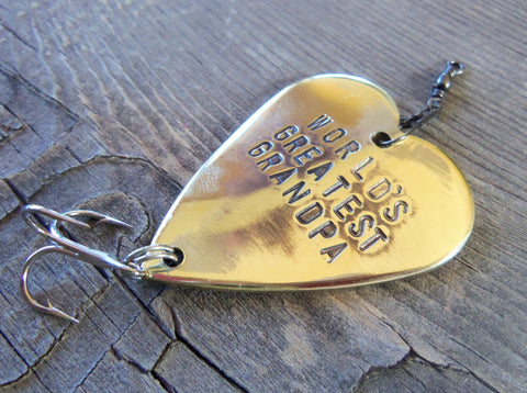 World's Greatest Grandpa is the Best Fishing Lures Custom Gift for