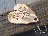 You Have my Whole Heart Fishing Lure Birthday Ideas for Him Personalized Party Favors 60th 30th 10th Anniversary for Husband Groom Man Gifts