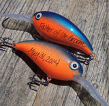 Father of the Groom and Bride - Personalized Crankbait Lure