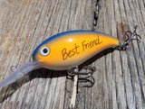 Personalized Best Friend Gifts for Male BFF Custom Fishing Lures Hooked on Him Birthday Chicago Bears Fanatic NFL Football Birthday for Men