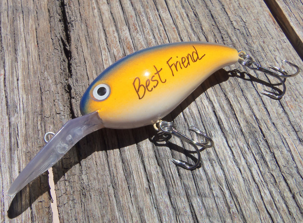 Personalized Best Friend Gifts for Male BFF Custom Fishing Lures Hooke – C  and T Custom Lures