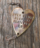 Open Heart Surgery Survivor Fishing Lover Remembrance Gift Grandpa Dad Father Mom Husband Wife Aunt Uncle Grandma Breast Cancer Courage Hope