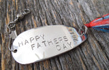Husband Father's Day Gift Happy Fathers Day Dad Special Patriotic Red White and Blue Spoon Lure Memorial Day Family Reunion Men Gift for Him