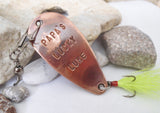 Personalized Gift for Dad Father's Day Men To Husband New Daddy Papa Spinner Lure In Memory of Someone Grandpa Gift Grandparents Grandkids