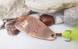 Personalized Gift for Dad Father's Day Men To Husband New Daddy Papa Spinner Lure In Memory of Someone Grandpa Gift Grandparents Grandkids