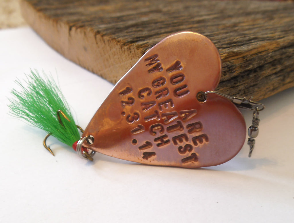 Best Catch Ever Fishing Lure Personalized Boyfriend Gift for