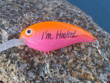 I'm Hooked - Hand Painted Crankbait Lure