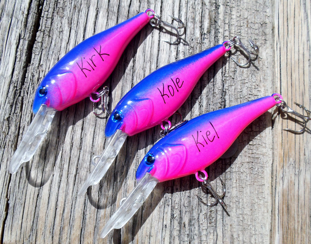 Purple holographic lipless crankbait custom fishing lure. Bass fishing,  fishing gift, gifts for him, gift for dad.