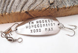 Creative Homecoming Dance Fishing Lure Promposal to Girl Proposal to Boy Unique Idea to Ask Her Him Will you go to Homecoming Boyfriend Date