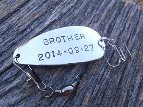 Personalized Fishing Lure Brother of the Bride Gift for Brother of the – C  and T Custom Lures