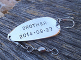 Brother of the Bride Gift for Brother of the Groom Gift for Brother in Law Gift Idea Step Brother Wedding Gifts Wedding Party Fishing Lure