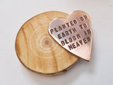 Planted on Earth to Bloom in Heaven Memorial Jewelry Death of Baby Stillborn Miscarriage Memento for Parents Loss of Child Remembrance Gift