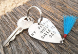 My Fishing Buddy Calls Me Dad - Fishing Keyring Gift for a New Dad